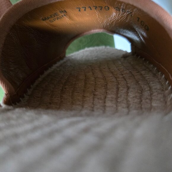 NIB Gucci Damita embroidered GG espadrille wedge sandals IT 38.5/ US 8.5 - Picture 12 of 12